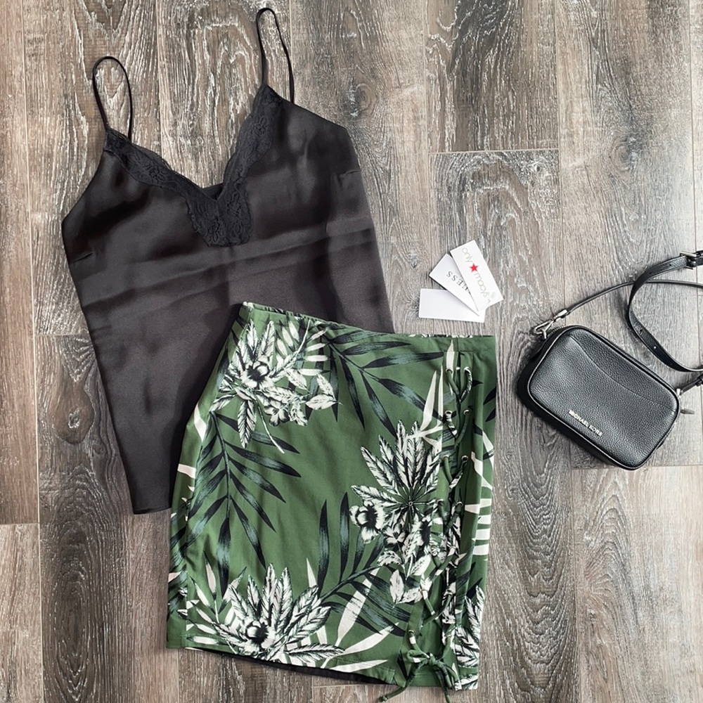 Guess Warrior Palms Mini Skirt